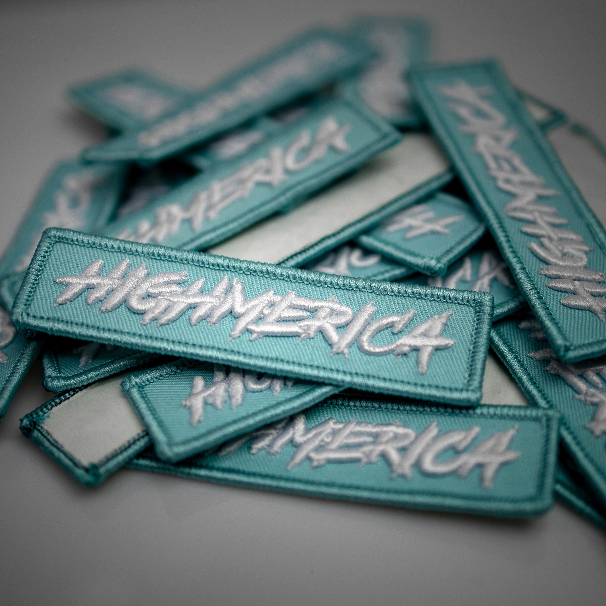 HIGHMERICA Teal patch image 1