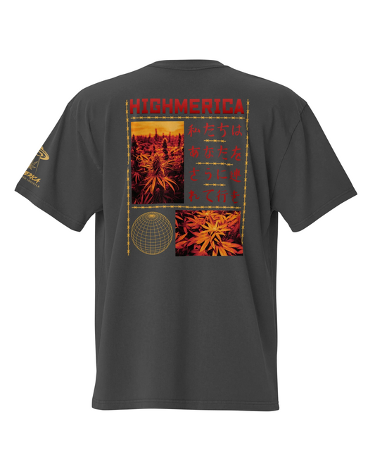 WORLD-WIDE ORIGINS Oversized faded shirt