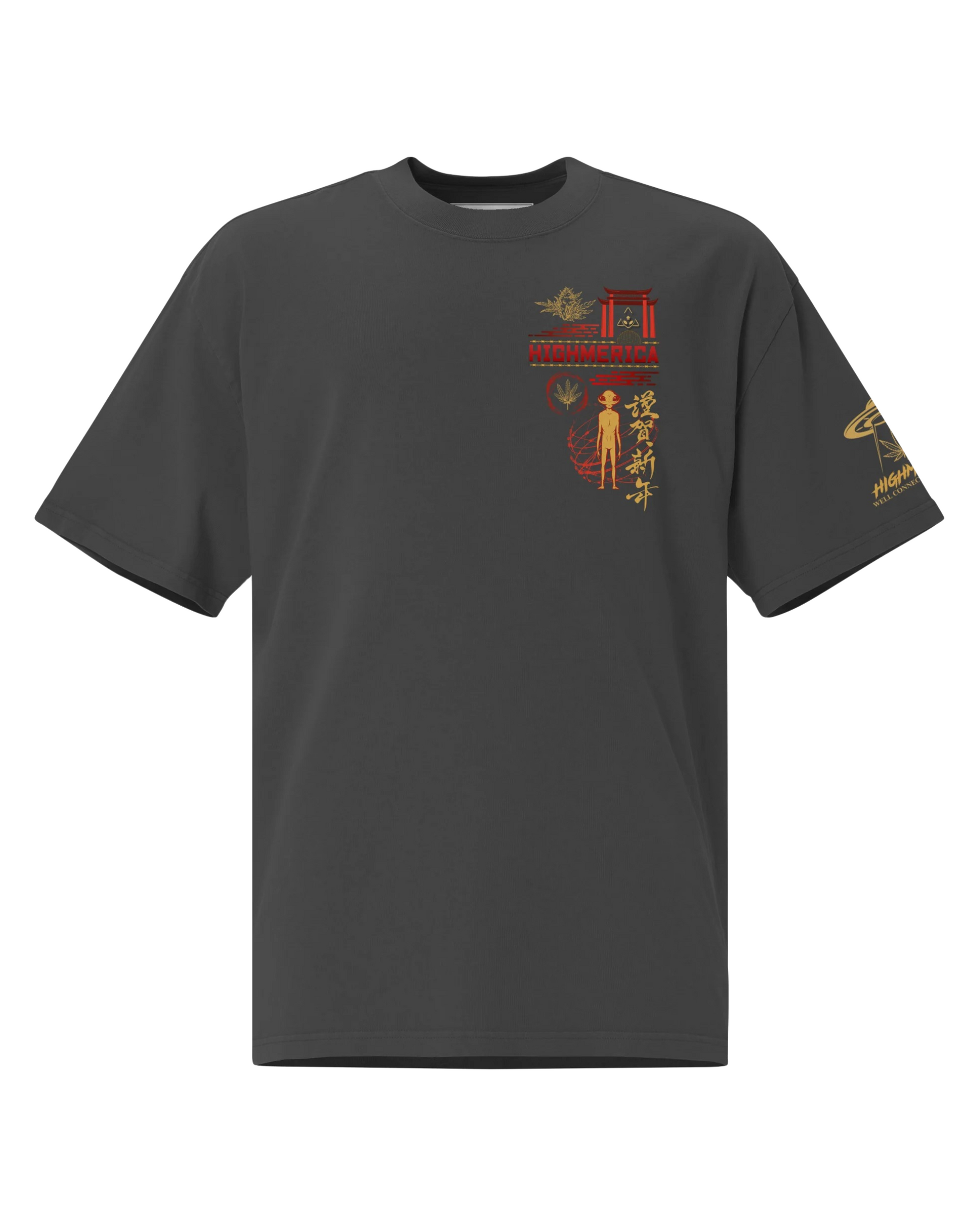 WORLD-WIDE ORIGINS Oversized faded shirt