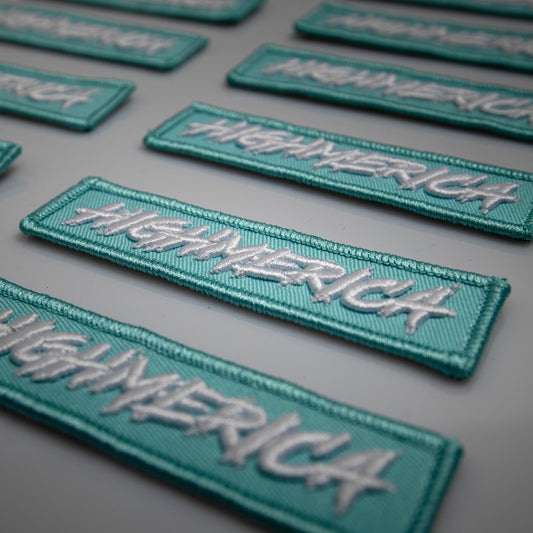 HIGHMERICA Teal patch image 0